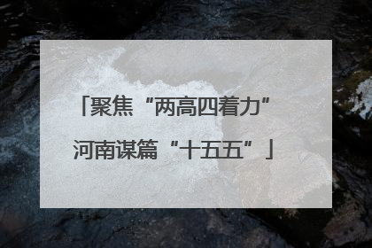 聚焦“两高四着力” 河南谋篇“十五五”