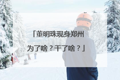 董明珠现身郑州 为了啥？干了啥？