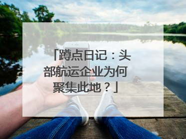 蹲点日记：头部航运企业为何聚集此地？