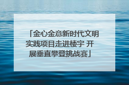 金心金意新时代文明实践项目走进楼宇 开展垂直攀登挑战赛