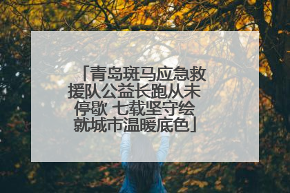 青岛斑马应急救援队公益长跑从未停歇 七载坚守绘就城市温暖底色