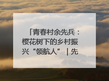 青春村余先兵：樱花树下的乡村振兴“领航人”｜先锋引领⑪