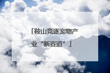 鞍山竞逐宠物产业“新赛道”