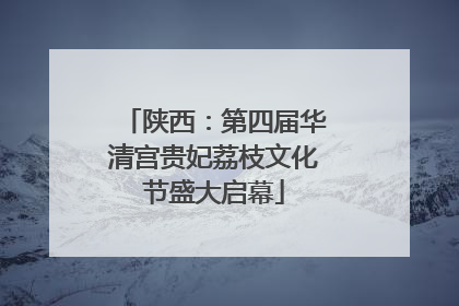 陕西：第四届华清宫贵妃荔枝文化节盛大启幕