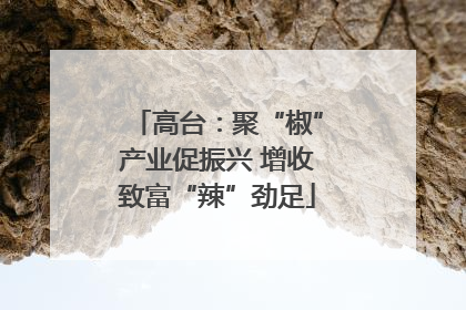 高台：聚“椒”产业促振兴 增收致富“辣”劲足