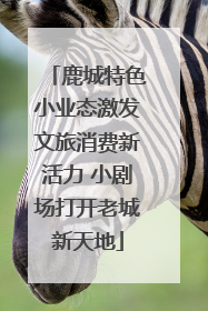 鹿城特色小业态激发文旅消费新活力 小剧场打开老城新天地