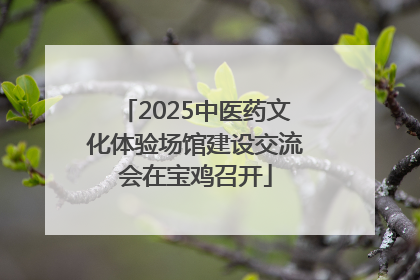 2025中医药文化体验场馆建设交流会在宝鸡召开