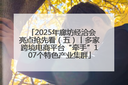 2025年廊坊经洽会亮点抢先看（五）丨多家跨境电商平台“牵手”107个特色产业集群