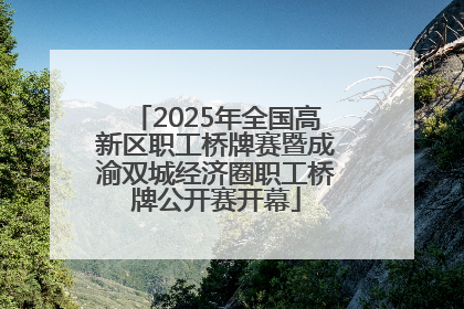2025年全国高新区职工桥牌赛暨成渝双城经济圈职工桥牌公开赛开幕