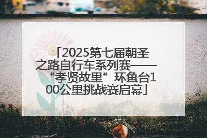2025第七届朝圣之路自行车系列赛——“孝贤故里”环鱼台100公里挑战赛启幕