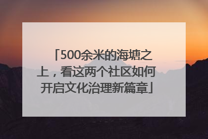 500余米的海塘之上，看这两个社区如何开启文化治理新篇章