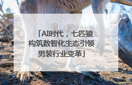 AI时代，七匹狼构筑数智化生态引领男装行业变革